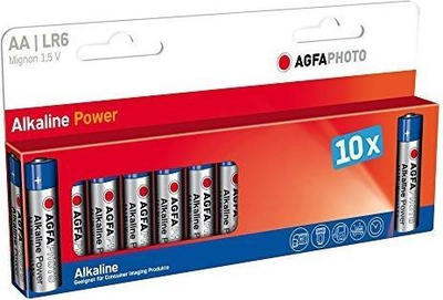 Bateri për shpi AgfaPhoto 110-803951 AA, alkaline, pako me 10 copë