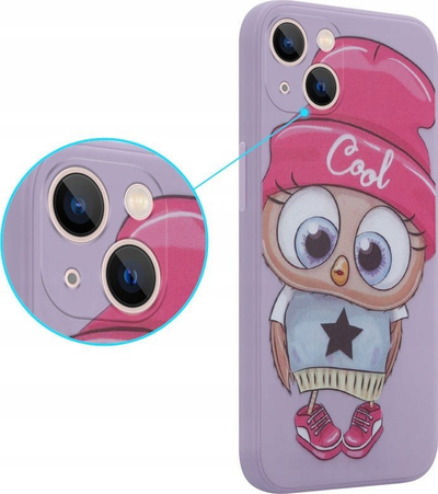 Maskë telefoni Maximus MX Owl Cool për Samsung Galaxy S21 Ultra 5G, silikoni, me buf, lejla