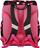 Çantë shkolle Herlitz Ultralight Satchel Cats and Dots, ergonomike, 750g, rozë me të zezë