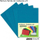 Karton i valëzuar Penword A4, set 5 fletë, blu