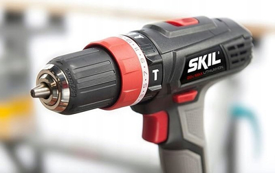 Pirun elektrik me goditje Skil 2844AC, 20V, 2 bateri me karikues, i zi