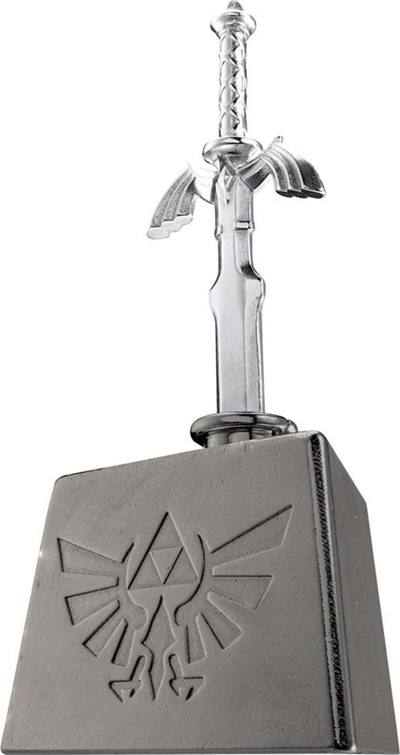 Puzzle metalik Huzzle Zelda Master Sword, koleksionues, dekorativ