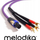 Kabllo subwooferi Melodika MDRSUB50, 5m, për REL, vjollcë