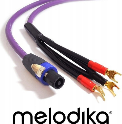 Kabllo subwooferi Melodika MDRSUB50, 5m, për REL, vjollcë