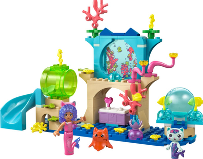 Lodër ndërtimi LEGO Gabby’s Dollhouse 11204, aventurë akuariumi sirenë, shumëngjyrëshe