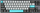 Tastierë gaming Ducky Miya Pro Moonlight TKL, mekanike MX Brown, LED i bardhë, gri