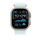 Apple Watch 49mm Band, Ice Blue Ocean Band Extension, Natural Titanium Finish