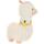 Декоративна фигура Saska Garden Гном Лама, 36 cm, пролет Велигден, бела