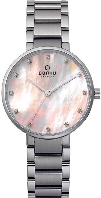 Orë goca Obaku V189LXCPSC, e argjendtë