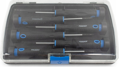 Set kaçavidash precize FORSAGE, 6 pjesë, çelik S2