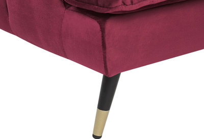 Divan Beliani Sletta, 3 veta, kadife, burgundy