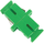 Adapter fibër optike MicroConnect SC APC, SM, simplex, jeshil