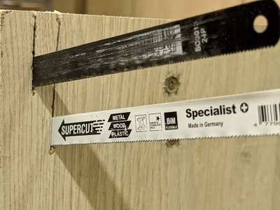 Teh sharre dore SUPERCUT Specialist+, BI-METAL, 300mm, 20-24 TPI, e bardhë