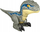 Figurinë dinosauri Imaginext Jurassic World Velociraptor Beta, me zëra, gri