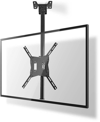 Плафонски држач за ТВ и монитор, ротирачки, за 26"-42", црн