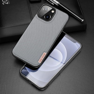 Këllëf telefoni Dux Ducis Fino për iPhone 13 Mini, najlon, që s’e ha kollaj goditja, gri