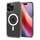 Mbrojtëse Spigen Crystal Hybrid Mag për iPhone 16 Pro, transparente/e bardhë