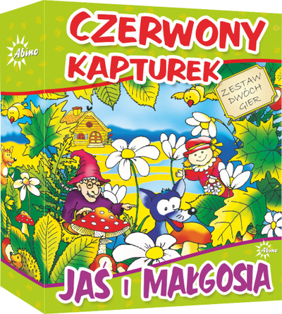 Друштвена игра Abino Board Game Црвенкапа Hansel and Gretel, двострана табла, за деца