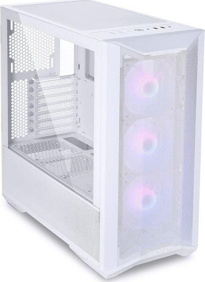 Kasë Lian Li LANCOOL II Mesh C RGB, e bardhë