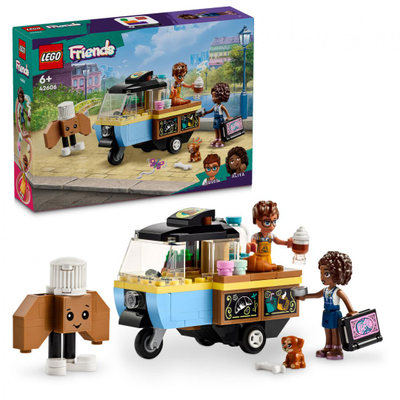 Lodër ndërtimi LEGO Friends Mobile Bakery 42606, set pastiçerie, për fëmijë