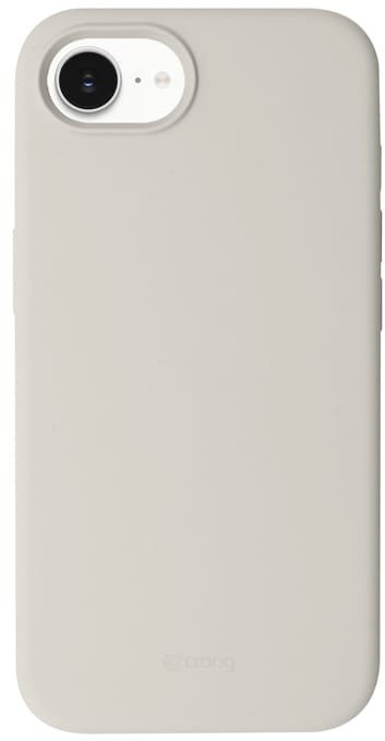 Футрола за телефон Crong MagSafe Case, за iPhone 16e, силикон, беж
