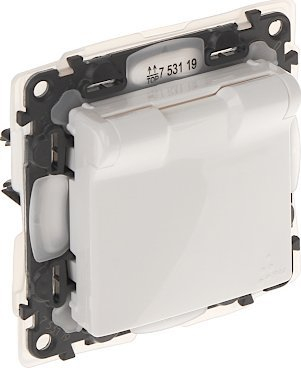 Prizë teke murale Legrand Valena Life LE-753119, Schuko 230V 16A, IP44, e bardhë