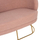 Sofa Arien 130x75x85Hcm (HM8492.22), rozë/ ari