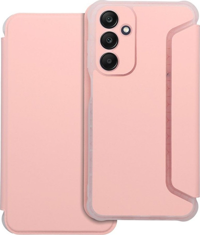 Mbrojtëse portofol Piano Book për Samsung Galaxy A25 5G, me kapak, xhep për kartë, rozë e hapur
