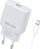 Karikues muri Beline 30W GaN, USB‑C PD 3.0, me kabllo Lightning, i bardhë