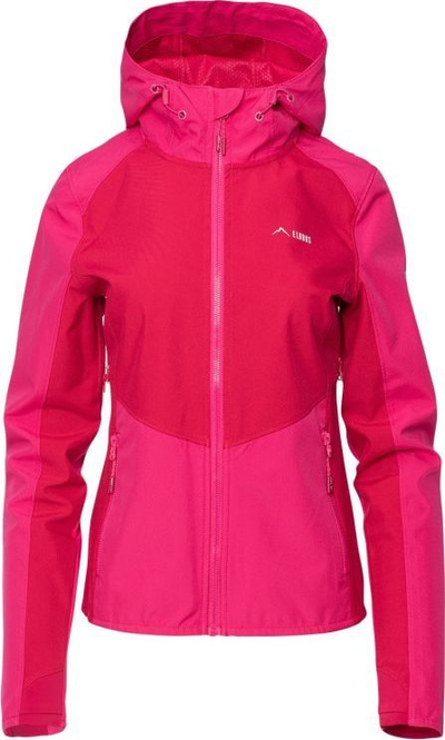 Jakne softshell për goca Elbrus Envisat W, me kapuç, rozë