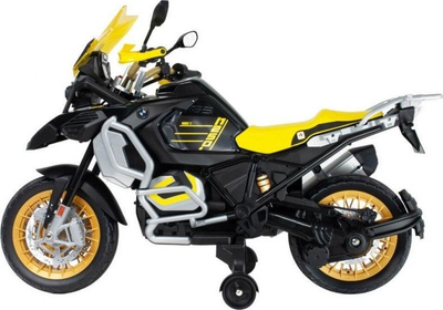 Motor elektrik për kalamoj Injusa BMW R1250, 12V, 6 km/h, i zi me të verdhë
