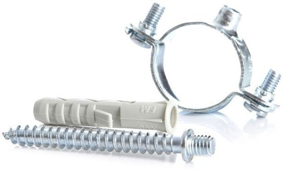 Mbajtëse kabllosh Haushalt Cable Holder M6x30 D12, set 2 copë, e bardhë