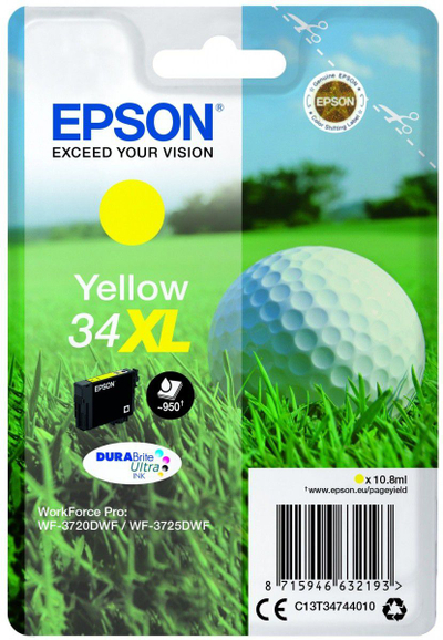 Ngjyrë Epson T3474, e verdhë