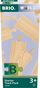 Set shina druri Brio Track Set, 12 pjesë, për fëmijë 3+