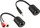 Adapter audio InLine 89003, 2x RCA në 3.5mm dhe RJ45, set, i zi