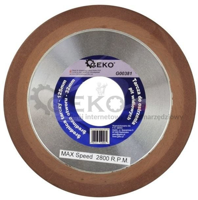 Rrotë mprehëse Geko G00381, 125x32mm, për sharra me karbid