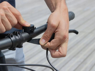 Rrip silikoni Shapeheart Bike AMZ për biçikletë, motor e trotinet, i zi