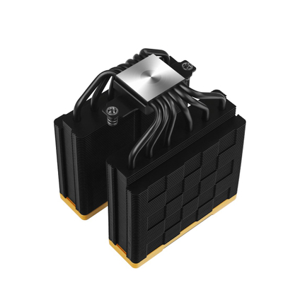 Ftohës ajri për procesor DeepCool AK620 Zero Dark Zoria, 12 cm, i zi/i verdhë