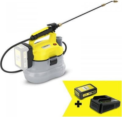 Spruc me presion t’lartë Karcher PSU 4-18, 18 V, depozitë 4 litra, i verdhë