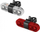 Set drita biçiklete Rebel, 4 LED, 60 lumen, e zezë