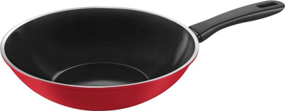 Tigan wok Ballarini CAPRERA, 28 cm, shtresë jo ngjitëse, i kuq