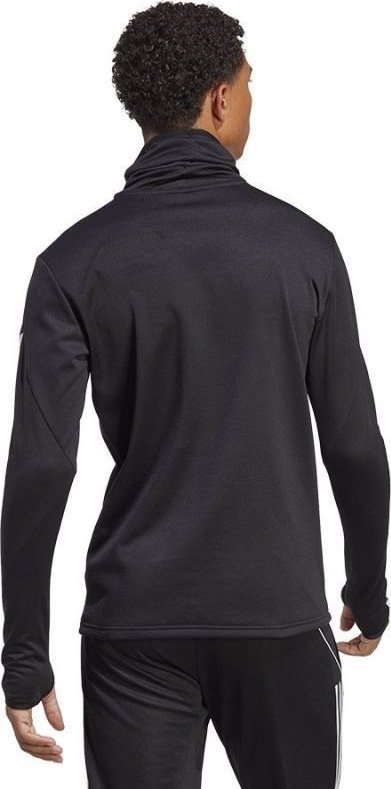 Bluzë sportive Adidas TIRO 23 Warm Top HS3573, për burra, poliestër, e zezë