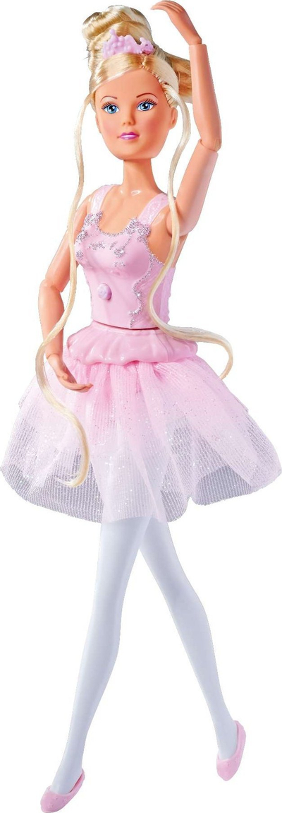 Kukull Simba Steffi Love Dancing Ballerina, 29cm, me lepurush, shumëngjyrëshe