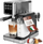 Makineri espresso Profi Cook PC ES KA 1265, 2 filxhanë, grykë për shkumë qumështi, inox