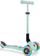 Trotinet për kalamoj Globber Foldable Scooter, 3 rrota, rrota me drita LED, mint