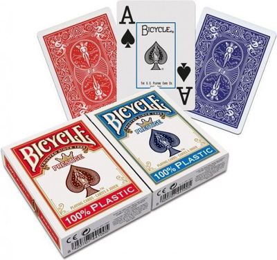 Karta loje Bicycle Prestige Rider Back, 100% plastike, indeks JUMBO