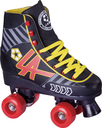 Ролерки со тркала La Sports Comfy JR 14174PRD, ABEC-5, големина 40, црни со црвена