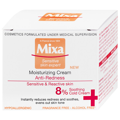 Krem për fytyrë Mixa Anti-Redness, 50 ml, woman