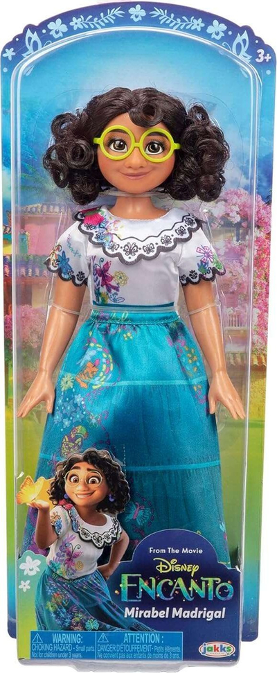 Kukull Disney Encanto Mirabel Madrigal, 28 cm, me rroba shumëngjyrëshe
