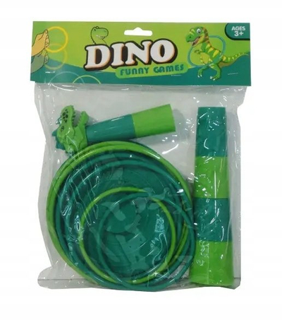 Loja e shkathtësisë Swede Dino Funny Games, set me unaza, mbi 3 vjeç, jeshile